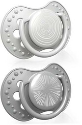 LOVI Smoczek silikonowy dynamiczny 3-6m Harmony Boy 2szt.