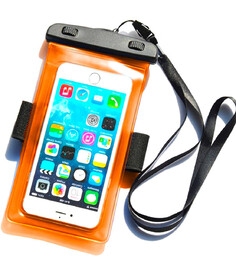 Wodoodporne etui z opaską do telefonu PVC -