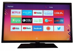 Telewizor SMART TV LED 24'' TELEFUNKEN L24H554M1CW DVB-T2/S2/C