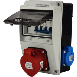 Rozdzielnica budowlana XS-S 16A 2x230V erbetka IP44 gniazda
