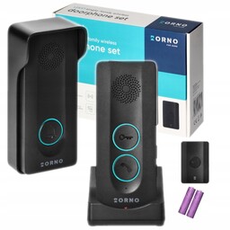 Domofon Bezprzewodowy Bezsłuchawkowy Furtka Głośnomówiący Akumulator