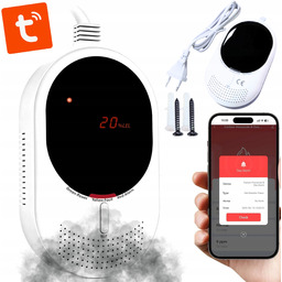 Smart Czujnik Czadu Tlenku Węgla Co Alarm Certyfikowany