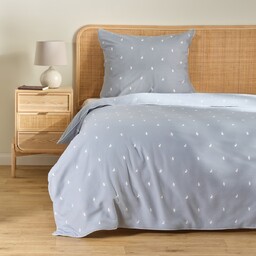 Pościel bawełniana z lamówką Leveriso 140x200 cm