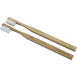 Capventure BV zestaw 2 bambusowych szczoteczek do zębów,
