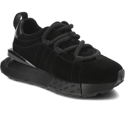 Artiker Czarne Sneakersy Modne Obuwie Damskie Na Platformie