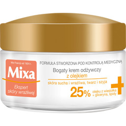 Mixa Bogaty Krem Odżywczy Z Olejkiem Z Wiesiołka