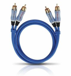 Oehlbach 2700 0,5m Niebieski Kabel analogowy audio