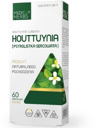Medica Herbs Houttuynia (Pstrolistka Sercowata) - 60 kapsułek