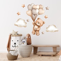 Naklejka miś teddy Naklejka na ścianę