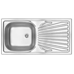 Deante Techno ZMU 011B Stalowy Zlewozmywak prostokątny