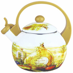 CZAJNIK EMALIOWANY 2L Z GWIZDKIEM KINGHOFF KH-3700