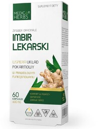 Medica Herbs Imbir Lekarski - 60 kapsułek