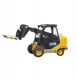 Wózek widłowy Jcb z ładowaczem Bruder 02512 seria