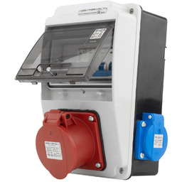 Rozdzielnica budowlana XS-S 16A 2x230V erbetka IP44 zabezpieczenie