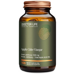 DOCTOR LIFE Apple Cidre Vinegar Ocet Jabłkowy 1300mg