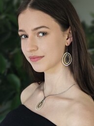 Kolczyki - Frywolne w trzech kolorach