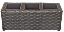 PATIO Donica ogrodowa 47392 Wenge 1.3L Brązowy