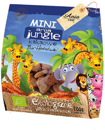 Bio Ania Ciastka herbatniki dla dzieci kakaowe mini