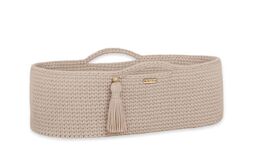Kosz Mojżesza BOHO bawełniany Handmade z materacykiem -