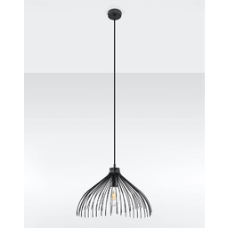 Sollux Lighting Lampa wisząca UMB SL.0665 czarna
