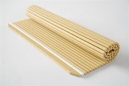 MATA MAKISU DO ROLOWANIA SUSHI 250x165 mm BEŻOWA
