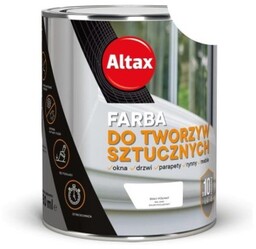 ALTAX Farba renowacyjna do tworzyw sztucznych 0,75L biała