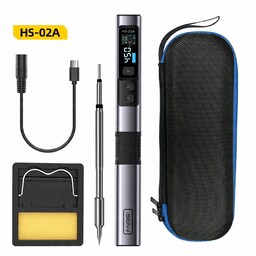 Zestaw precyzyjna lutownica cyfrowa Usb Fnirsi HS-02A 100W