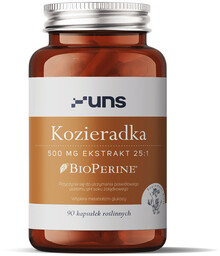 UNS Kozieradka 500mg Ekstrakt 25:1 90vegcaps