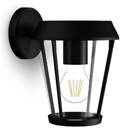 Kinkiet zewnętrzny Philips Sunera czarny, E27,maks. 1x25