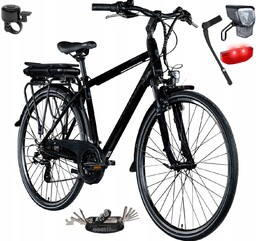 Elektryczny Rower Męski 28 Trekkingowy Wspomaganie 250W 115