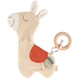 Przytulanka komforter Lama szeleścik szmatka zabawka dla dzieci