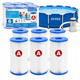 6x Filtr Filtry Typ A Wkład Do Pompy