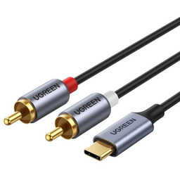 UGREEN CM451 Kabel USB-C do 2x RCA (Cinch)