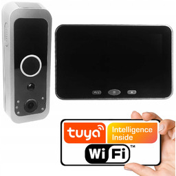 Domofon cyfrowy bezprzewodowy wideo WiFi Tuya Android iOS