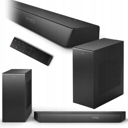 Soundbar 3.1 z bezprzewodowym subwooferem Philips 620W Dolby