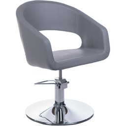Fotel fryzjerski Paolo BH-8821 jasny szary