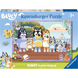 Ravensburger, Bluey, Duże puzzle Podłogowe Z Bajki, 24