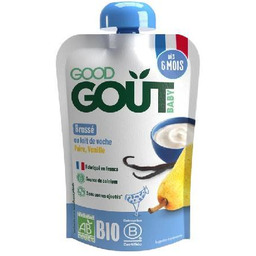 Good Gout BIO Jogurt waniliowy z gruszką, 90g
