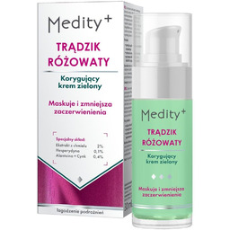 Trądzik Różowaty korygujący krem zielony 30ml