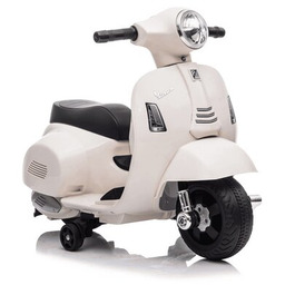 SUN BABY Motorek elektryczny Scooter Vespa Biały