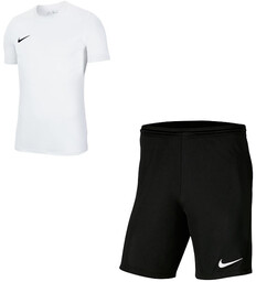 Komplet sportowy dziecięcy Nike Park biało-czarny