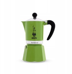 Bialetti włoska kawiarka Rainbow zielona