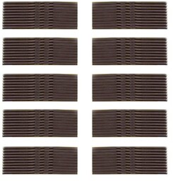 Wsuwki do włosów ciemny brąz 4,5cm 100 szt