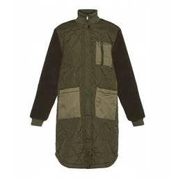 Sisters Point Płaszcz Damski Khaki Zamek S Y5h