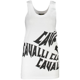 CAVALLI CLASS DAMSKI TANK TOP BIAŁY