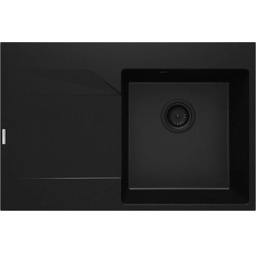 Deante Evora ZQJ_N11L Granitowy Nero Zlewozmywak prostokątny