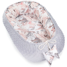 Kokon niemowlęcy - gniazdko dla noworodków Minky, wielofunkcyjny