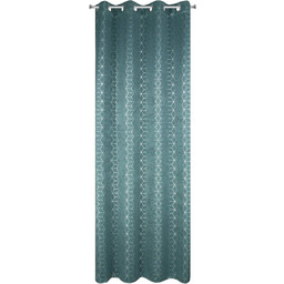 Eurofirany Geometryczny wzór Velvet Look Aksamitne Zasłony 8