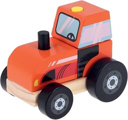 Trefl - Tractor, Wooden Toys - Zabawka Drewniana,