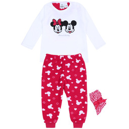Zestaw Prezentowy: Piżama + Skarpetki Myszka Mickey Minnie